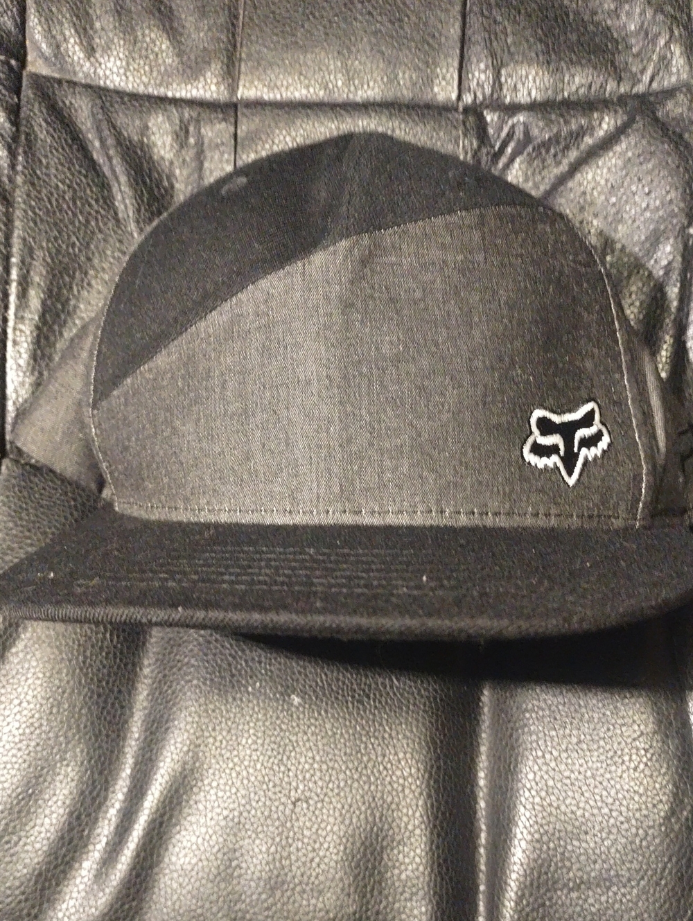 Fox Black Five-Panel Snapback Hat